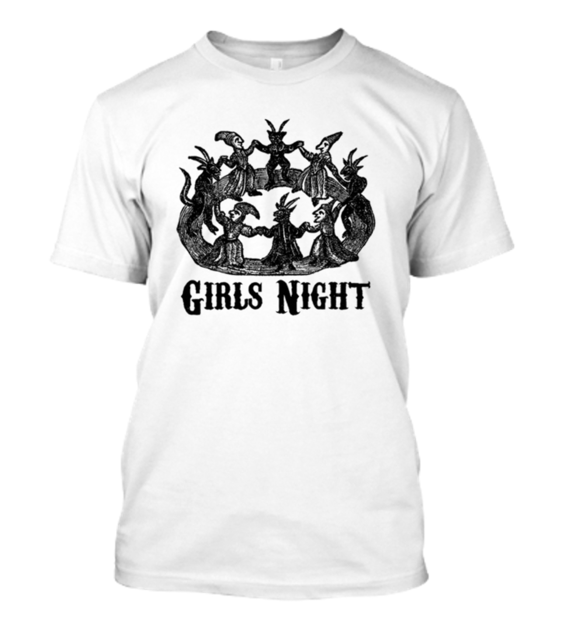 Gothic Witches Coven Gathering Girls Night T-Shirt