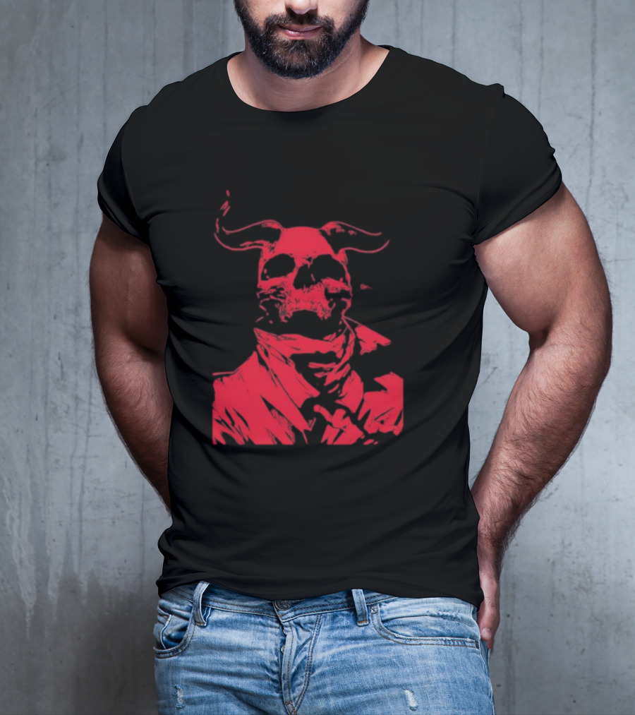 Massivefaceart Not Great Skull Demon Red T-Shirt