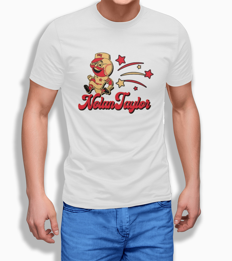 Nolan Taylor MT Mascot Stars Baseball T-Shirt