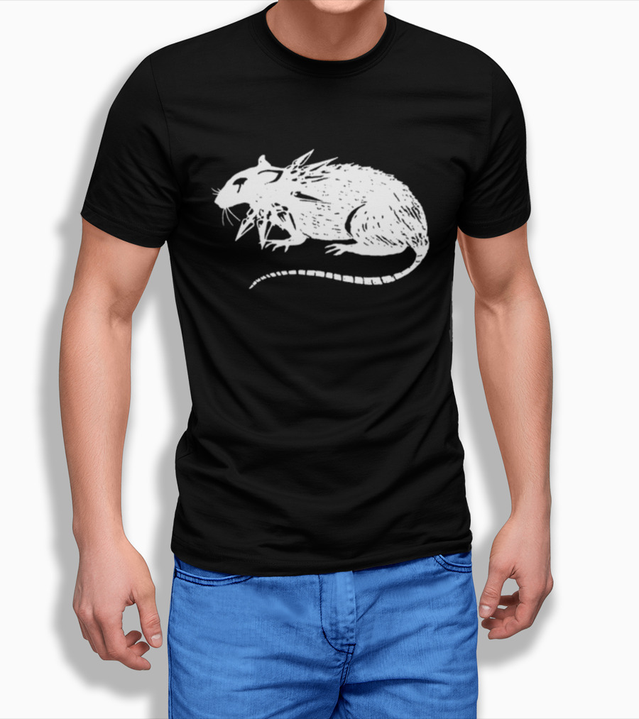 Metroalternative Punk Rat Spiked Mohawk T-Shirt