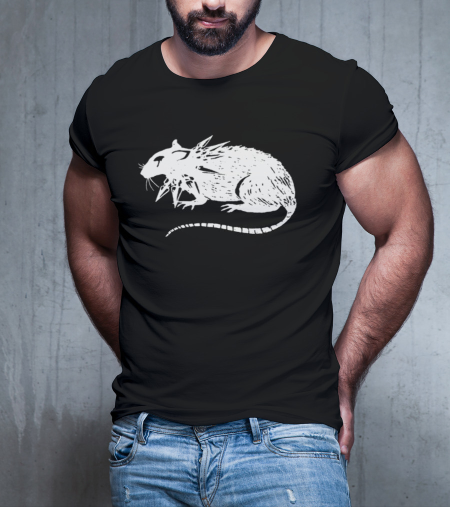 Metroalternative Punk Rat Spiked Mohawk T-Shirt