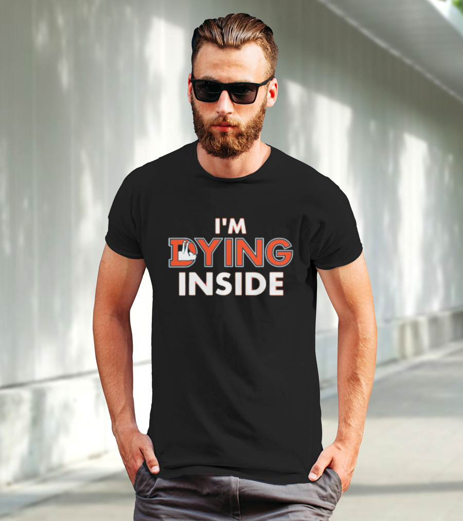 ThatsGoodSports I'm Dying Inside Denver Broncos Fan T-Shirt