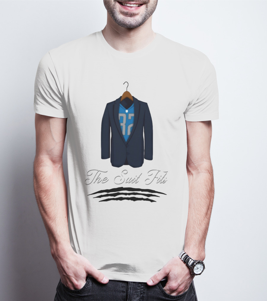 Tom Grossi 32 The Suit Fits Jersey And Blazer T-Shirt