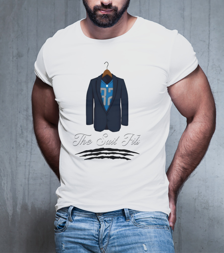 Tom Grossi 32 The Suit Fits Jersey And Blazer T-Shirt