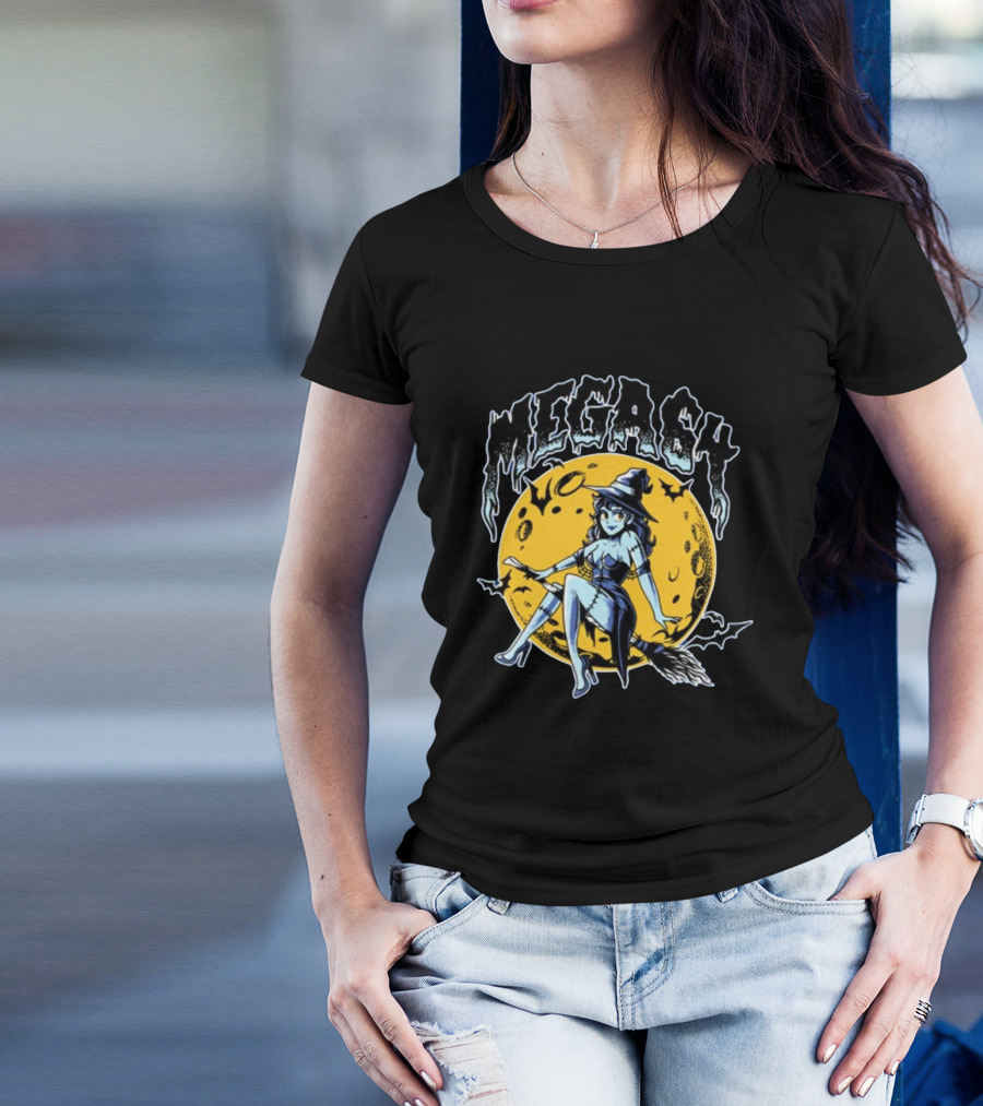 MEGASH Moon Witch Rider T-Shirt