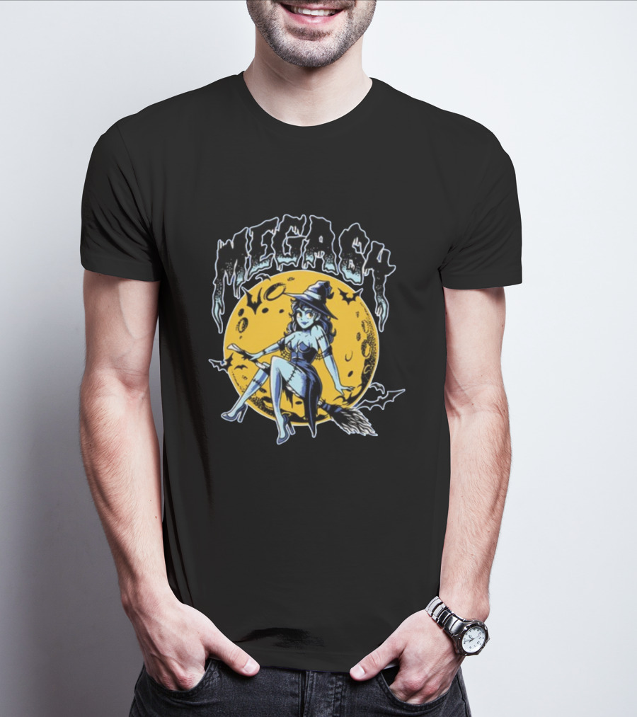 MEGASH Moon Witch Rider T-Shirt