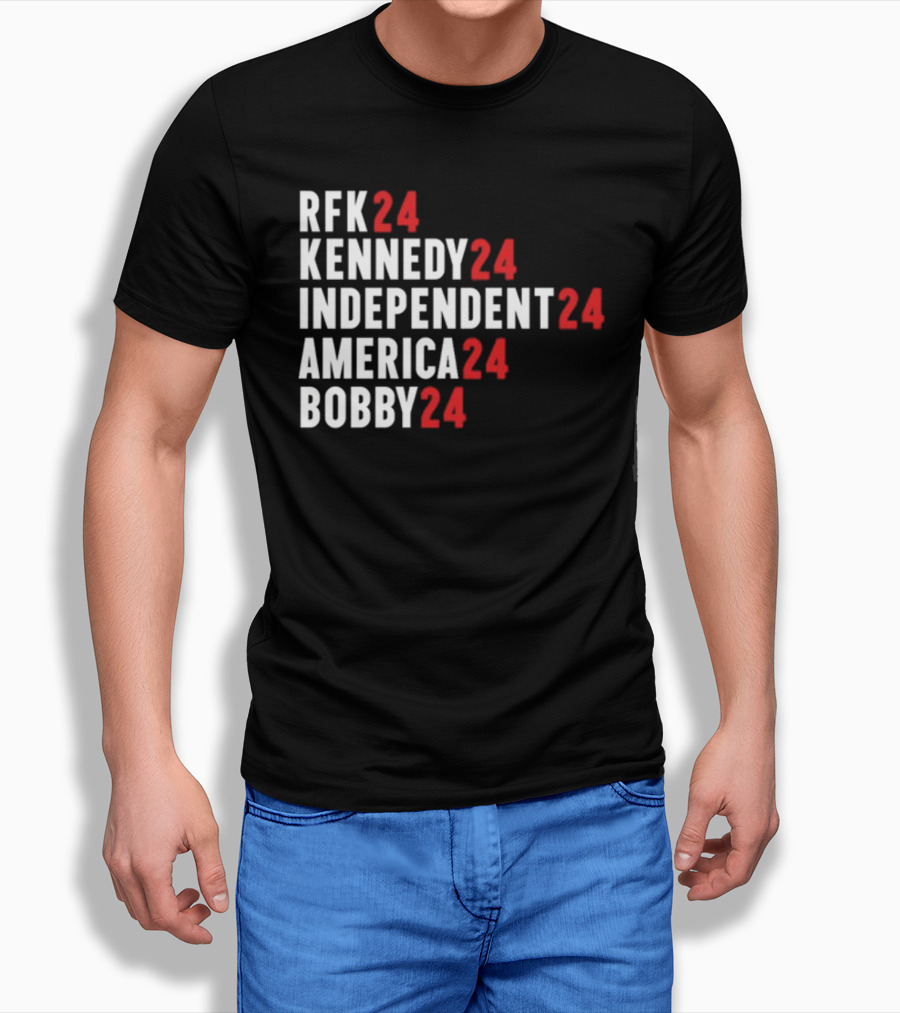 RFK 24 Kennedy 24 Independent 24 America 24 Bobby 24 T-Shirt