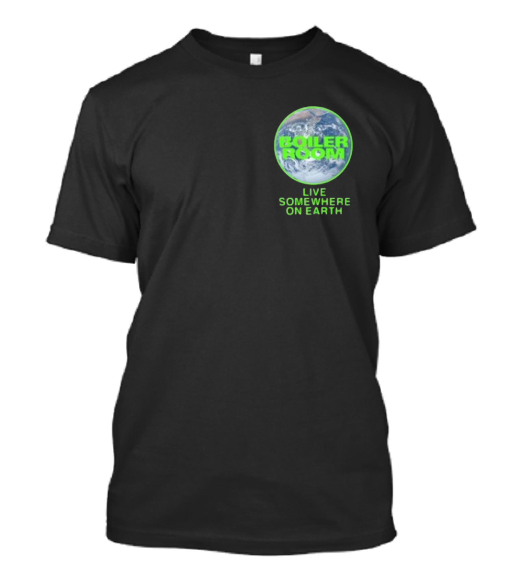 Boiler Room Live Global Broadcast Somewhere On Earth Earth Image T-Shirt