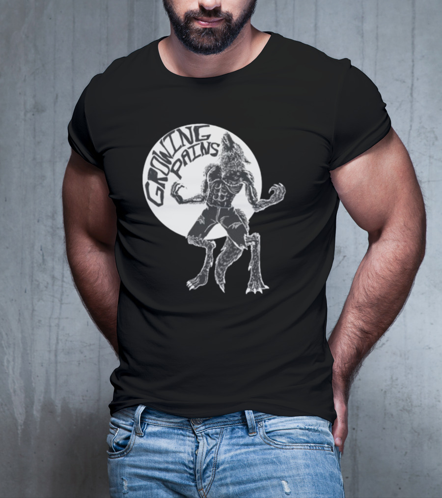 Oatmilklady Growing Pains Werewolf Transformation Full Moon T-Shirt