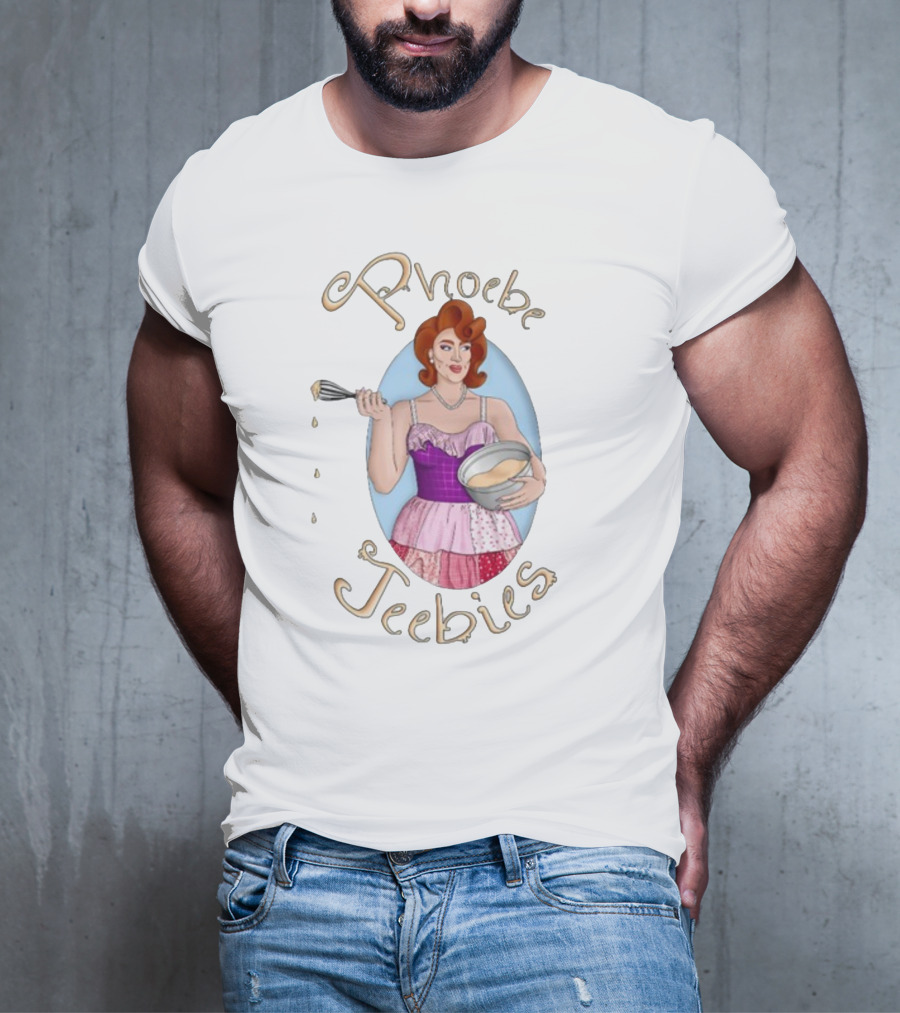 Phoebe Jeebies Baking Whisk Vintage Pin-Up T-Shirt