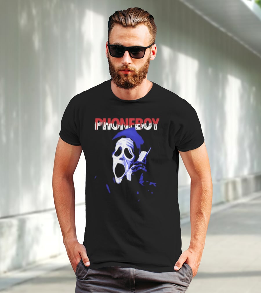 PHONEBOY Bloody Phone Call Mask T-Shirt