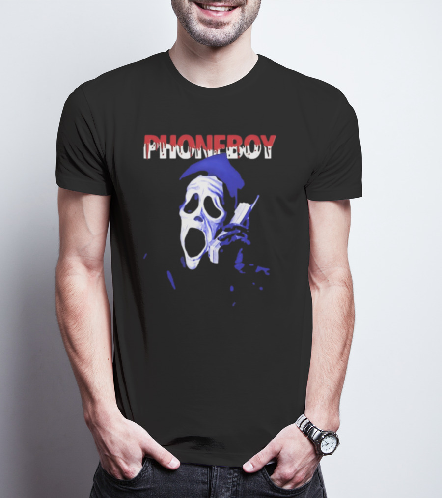 PHONEBOY Bloody Phone Call Mask T-Shirt