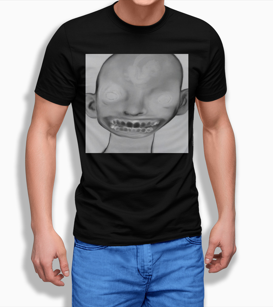 Horizonsupply Heart Stops Beating Eerie Skull Face T-Shirt