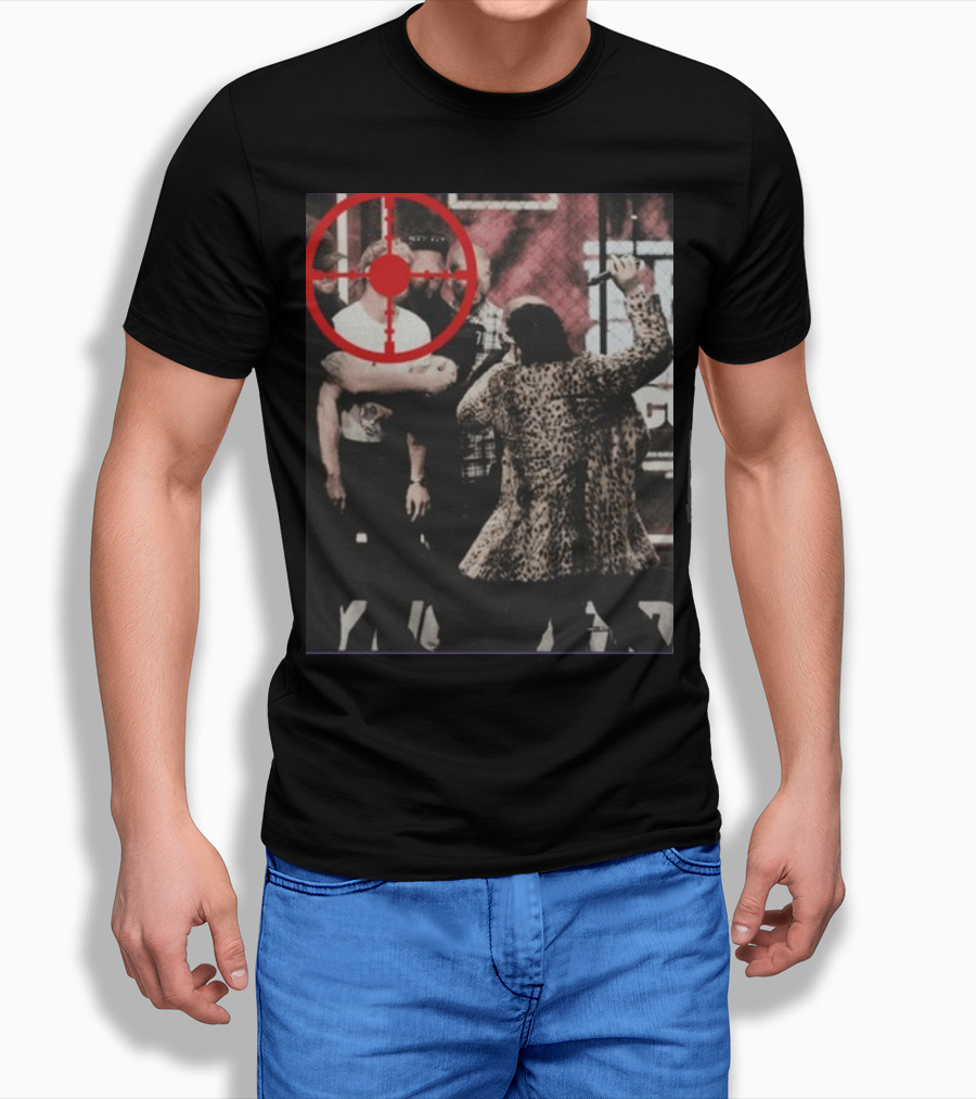Limited Dillon Danis X Full Violence Bullseye Red Target Man Confrontation T-Shirt