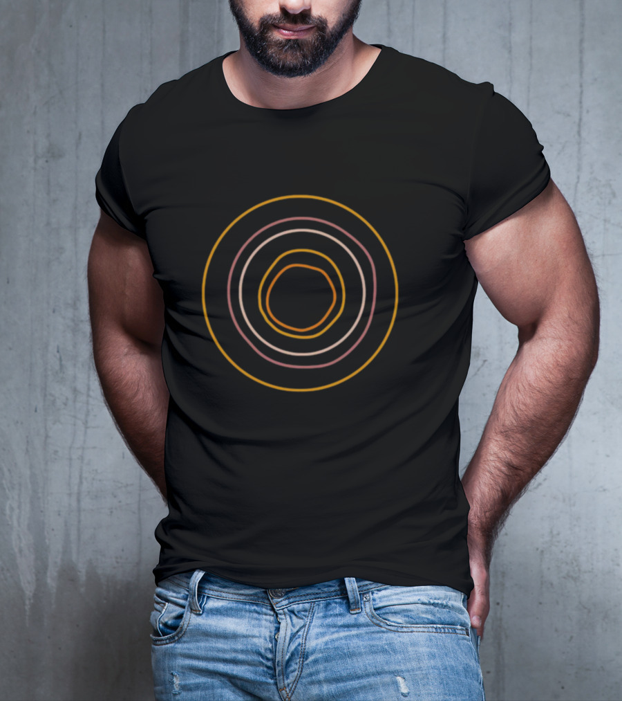 Concentric Rings Many Eyes Circles T-Shirt