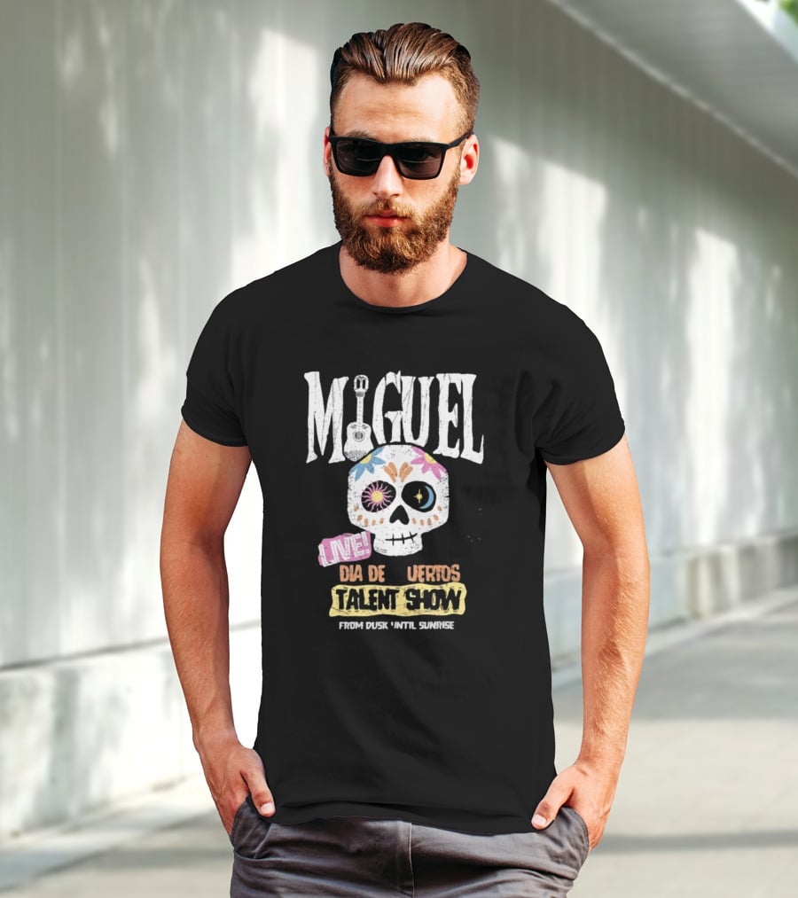 Miguel Live Dia De Muertos Talent Show From Dusk 'Til Sunrise T-Shirt