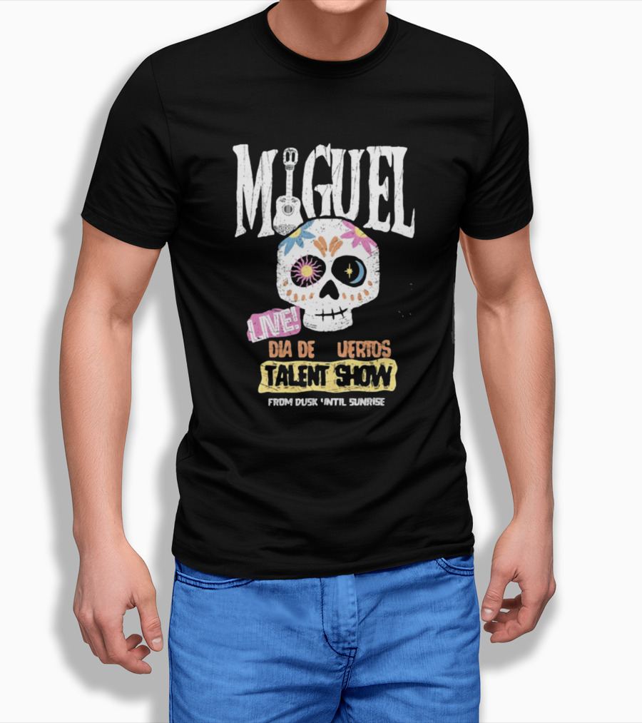 Miguel Live Dia De Muertos Talent Show From Dusk 'Til Sunrise T-Shirt