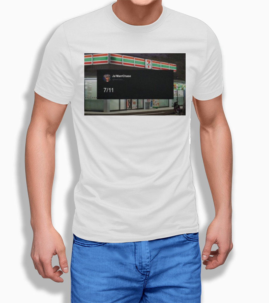 Ja'Marr Chase 7/11 Partnership Announcement T-Shirt
