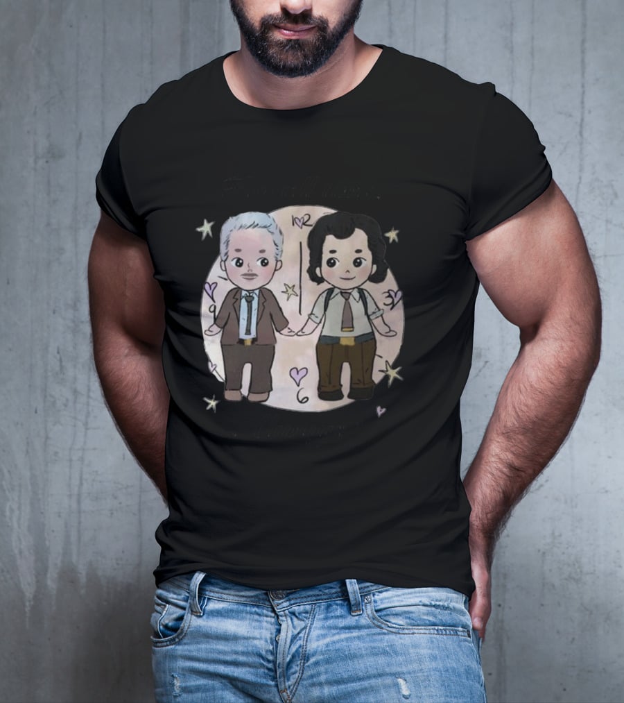 For All Time Always Loki TVA Cartoon Characters Holding Hands T-Shirt