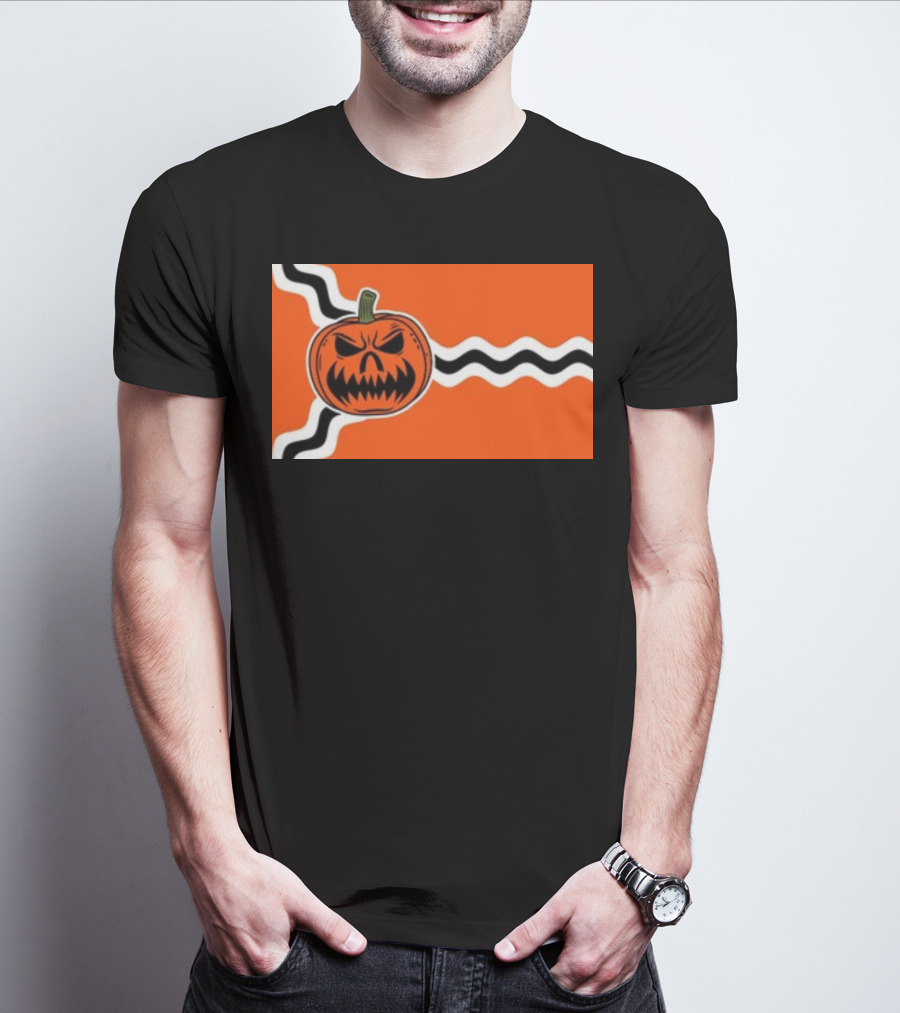 St. Louis Flag Inspired Pumpkin Halloween T-Shirt