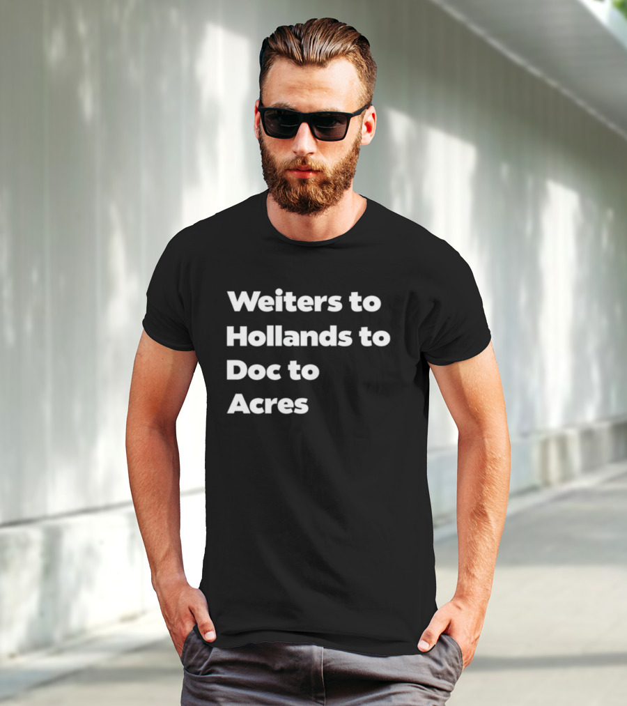 Weiters Hollands Doc Acres Football Names Sequence T-Shirt