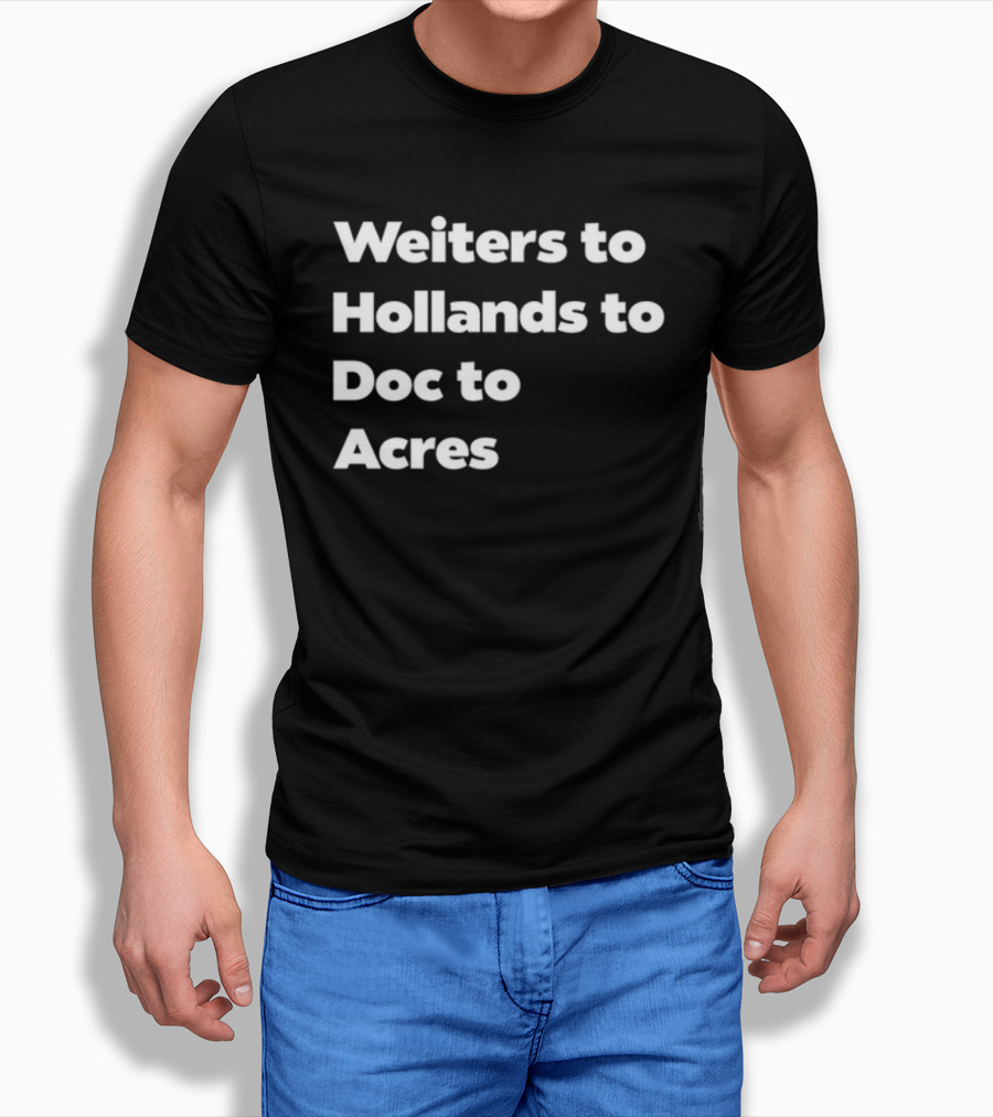 Weiters Hollands Doc Acres Football Names Sequence T-Shirt