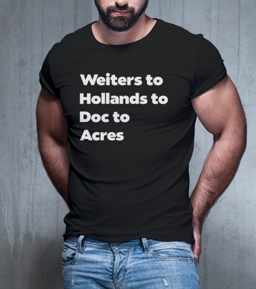 Weiters Hollands Doc Acres Football Names Sequence T-Shirt
