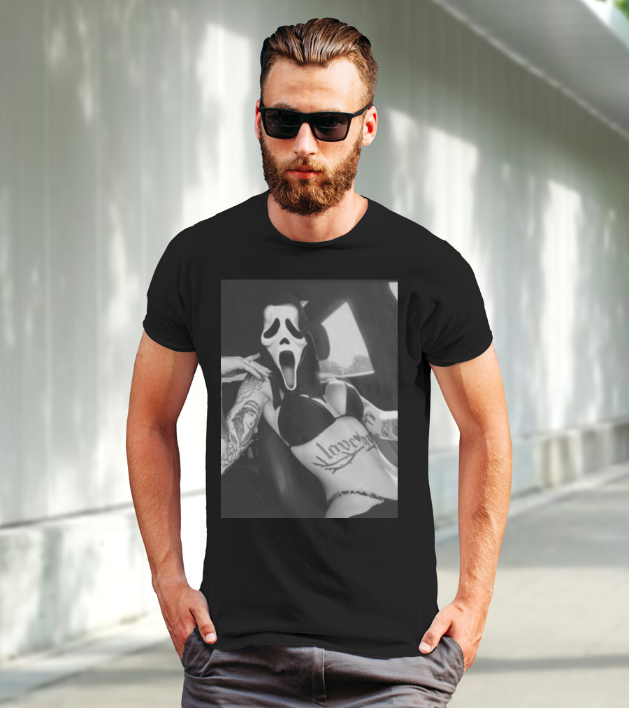 Paigeamaze Scream If U Need Me Lover Girl Mask Tattoo Body T-Shirt