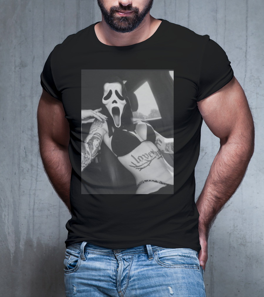 Paigeamaze Scream If U Need Me Lover Girl Mask Tattoo Body T-Shirt