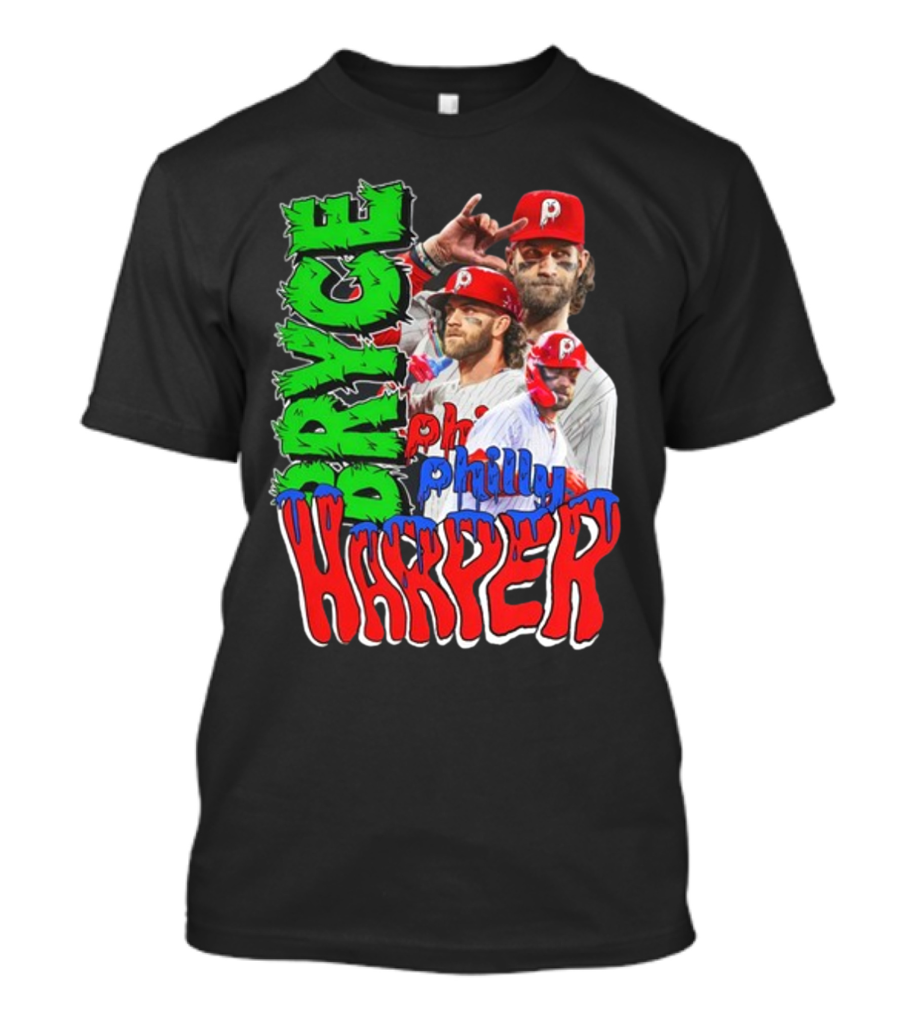 Bryce Harper Philly's Chosen One Phillies Player Red Cap T-Shirt