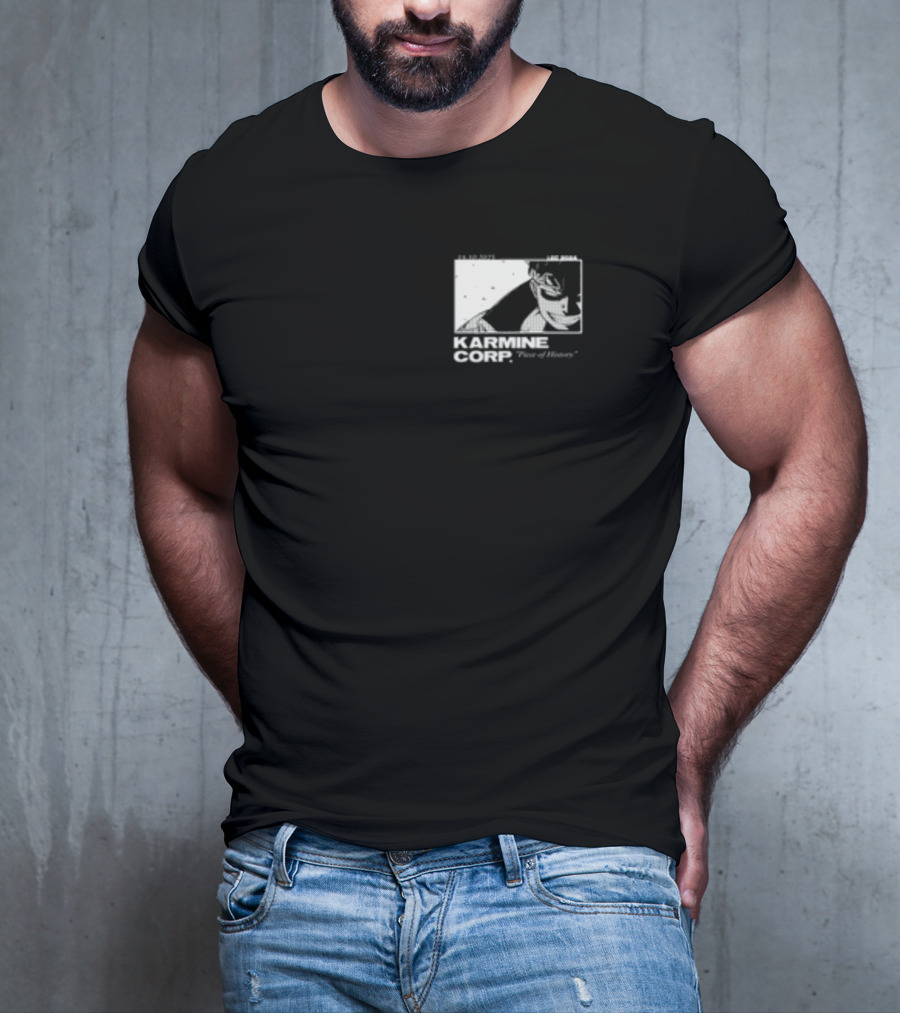 Karmine Corp Piece Of History Manga Style Character Sketch T-Shirt