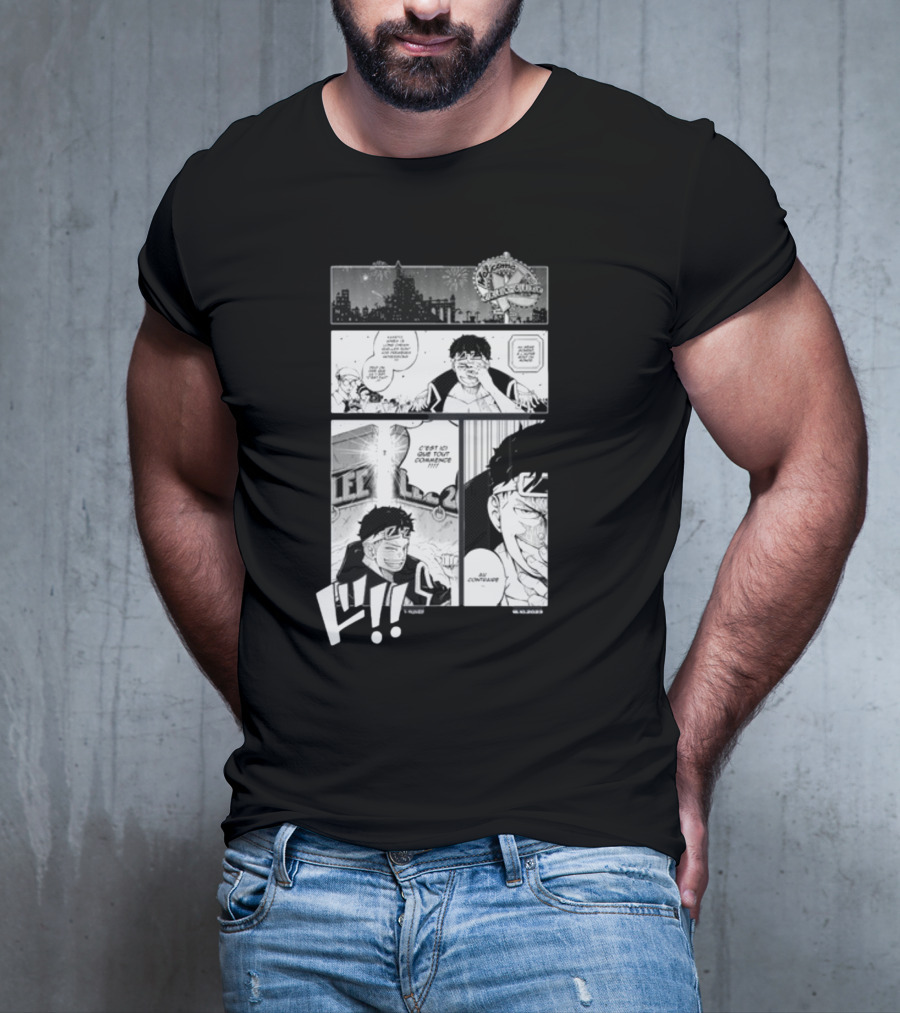 Karmine Corp Piece Of History Manga Comic Scene Chapter₪7 T-Shirt