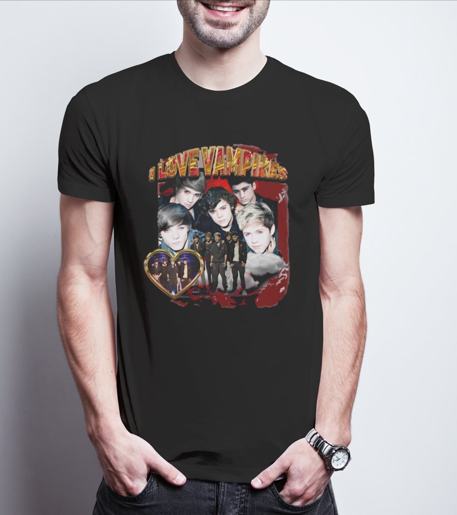 I Love Vampires Sadstreet Band Themed Collection T-Shirt
