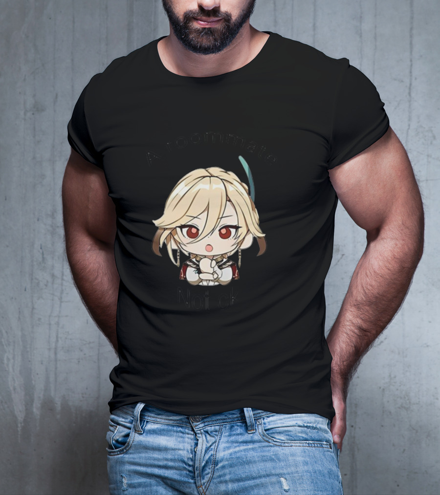 A Roommate Not Ok Anime Character Chibi T-Shirt
