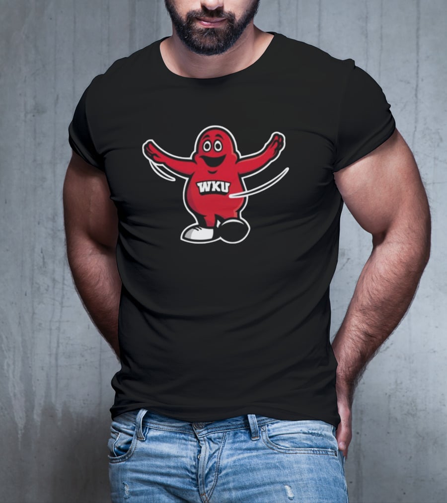 WKU Big Red Defensive Back Mascot New T-Shirt