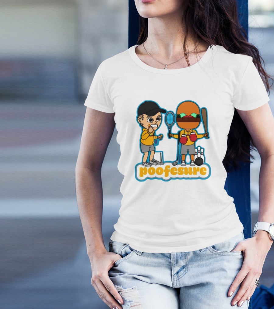 Poofesure Wii Sports Parody With Gaming And Boxing Elements T-Shirt