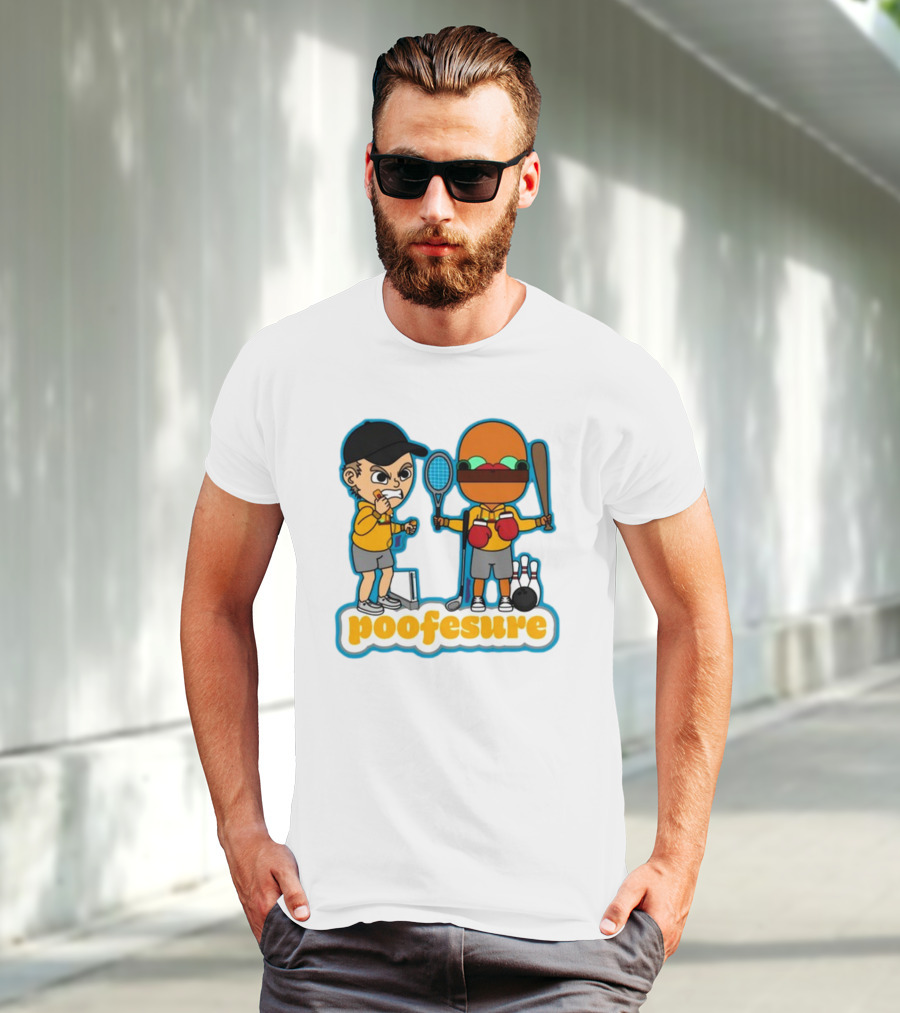 Poofesure Wii Sports Parody With Gaming And Boxing Elements T-Shirt