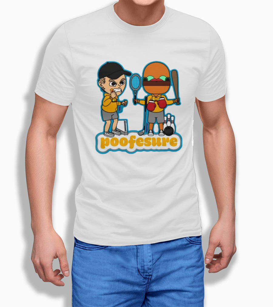 Poofesure Wii Sports Parody With Gaming And Boxing Elements T-Shirt