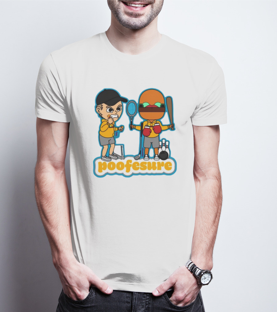 Poofesure Wii Sports Parody With Gaming And Boxing Elements T-Shirt