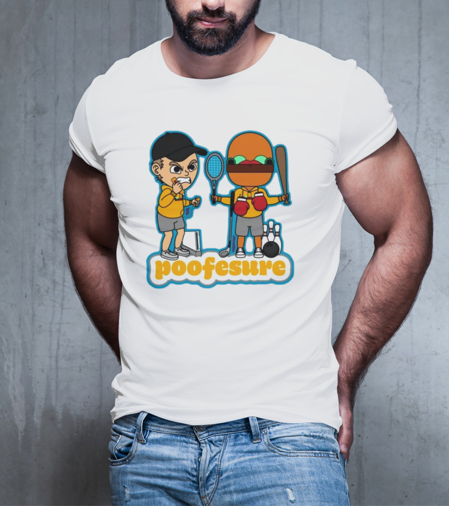 Poofesure Wii Sports Parody With Gaming And Boxing Elements T-Shirt