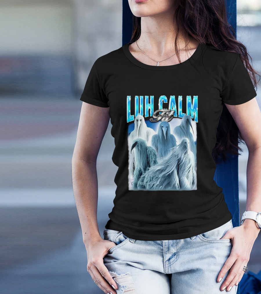 Notsafeforwear Luh Calm Fit Ice Phantom Figures T-Shirt