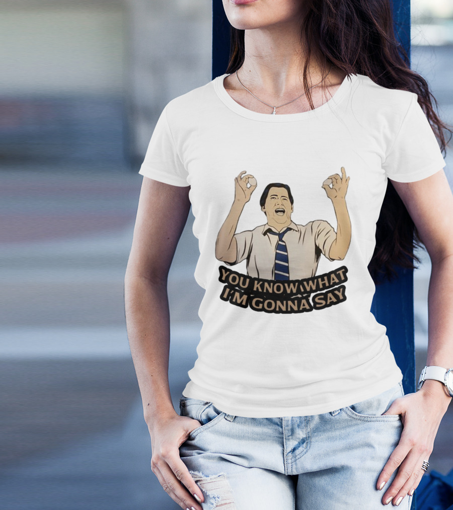 You Know What I'm Gonna Say Excited Businessman Gesture Fun T-Shirt