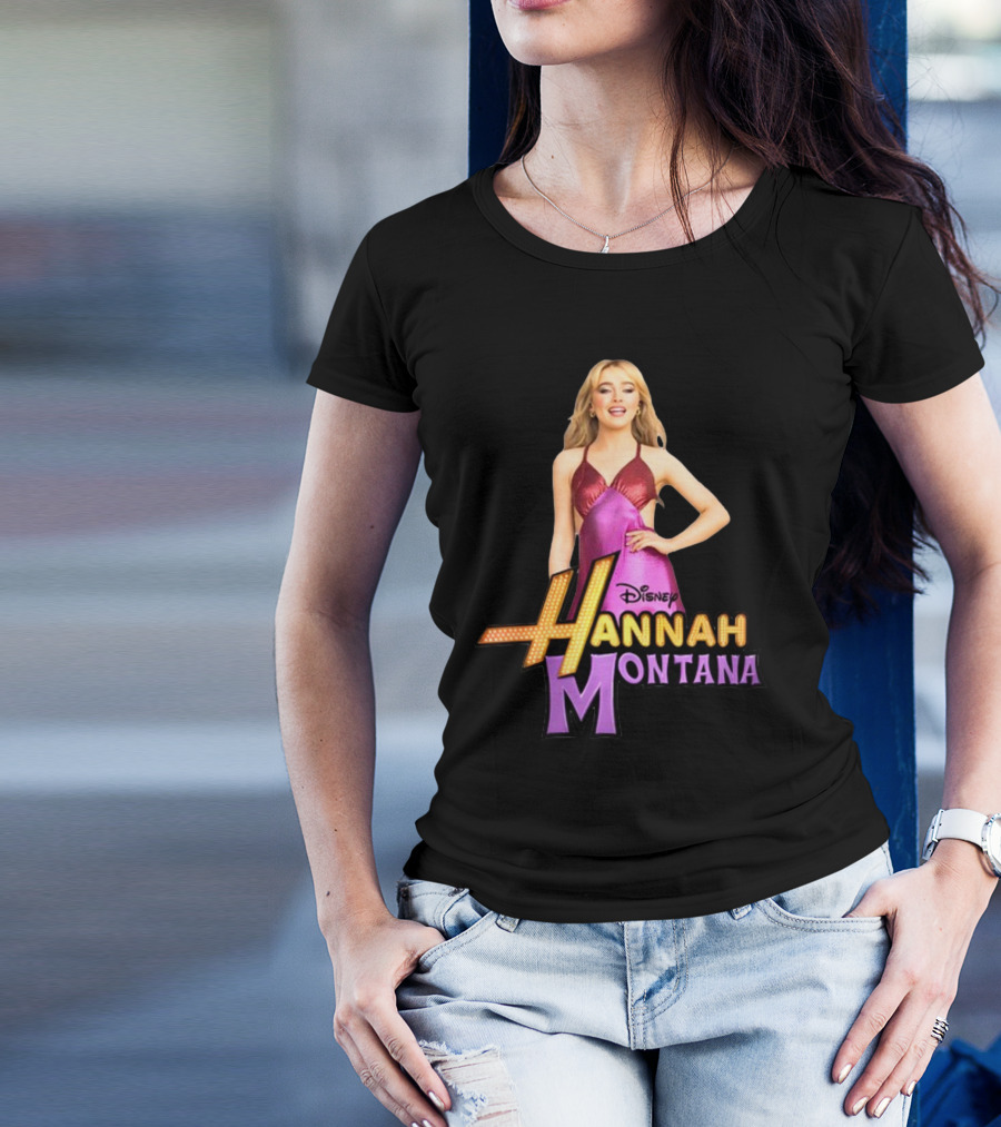 Disney Hannah Montana Sabrina Carpenter Iconic Crossover T-Shirt