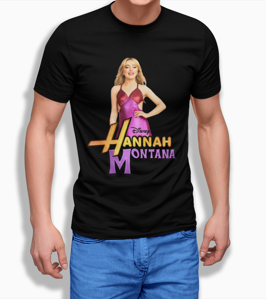 Disney Hannah Montana Sabrina Carpenter Iconic Crossover T-Shirt