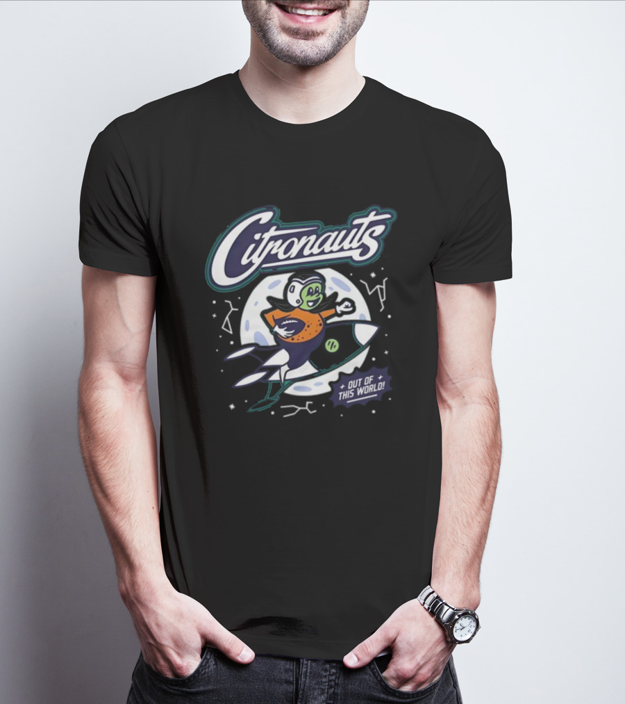 Citronauts Out Of This World Football Space Adventure Eric Desalvo T-Shirt