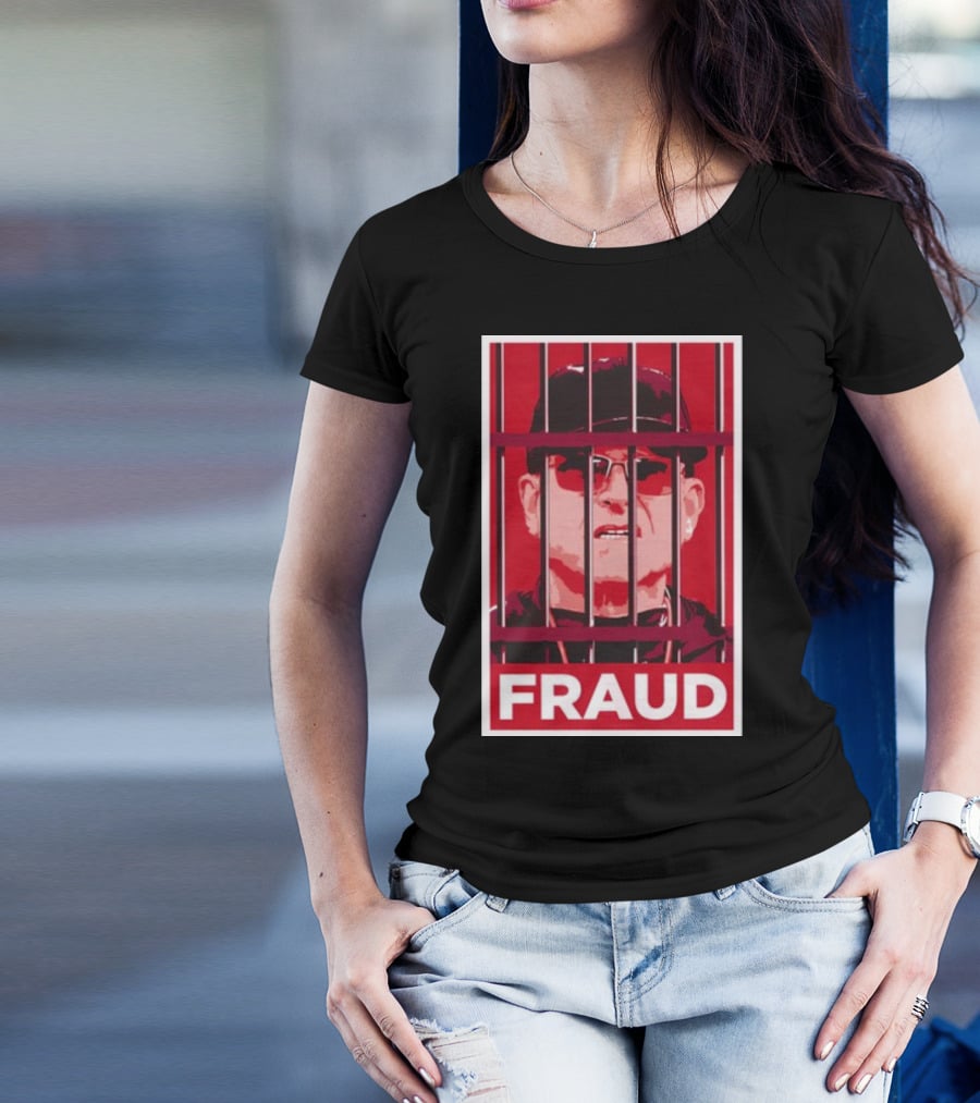 Nebraska Fraud Bars Red T-Shirt