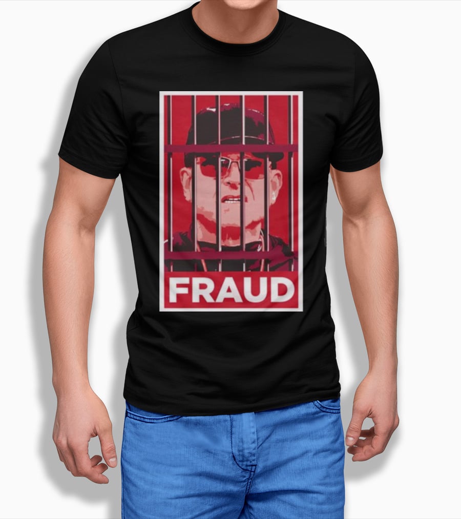 Nebraska Fraud Bars Red T-Shirt