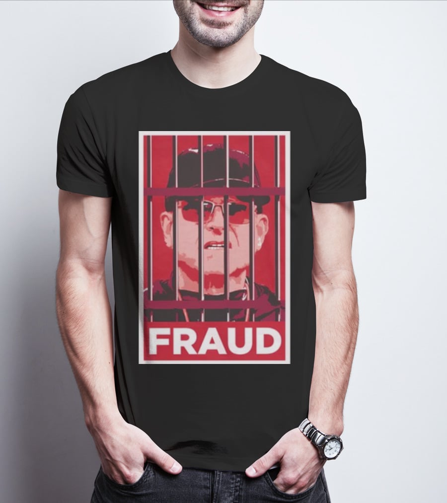 Nebraska Fraud Bars Red T-Shirt