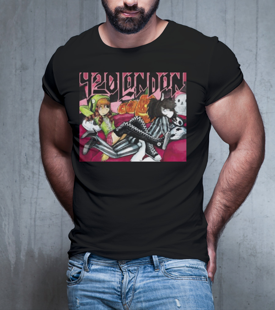 920 London Halloween Pumpkin Skeleton T-Shirt