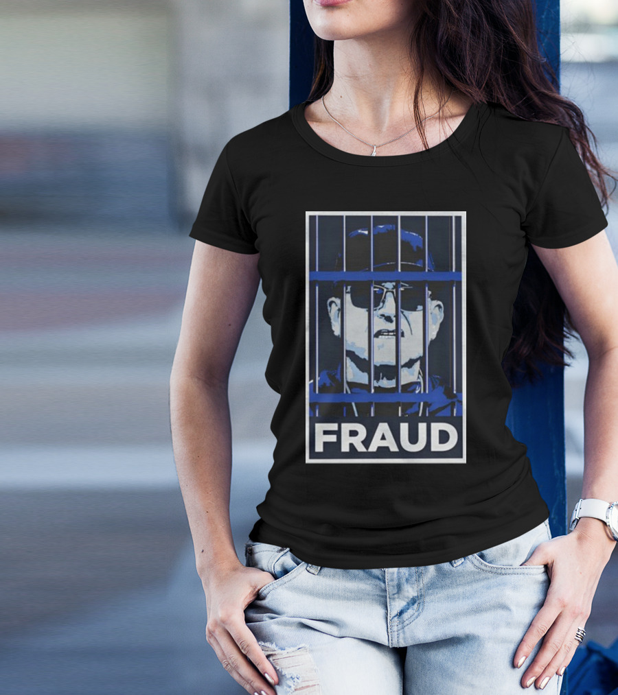Harbaugh Behind Bars Fraud T-Shirt